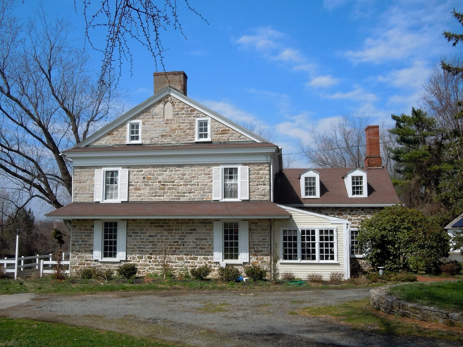 Stone farmhouse in Chester County, Pennsylvania